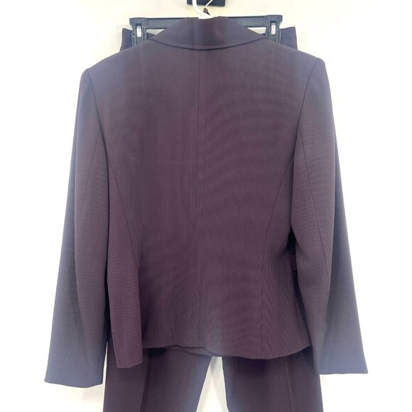 Garfield & Marks Brown Textured Pant Suit Women's 8/10 - Picture 4 of 9